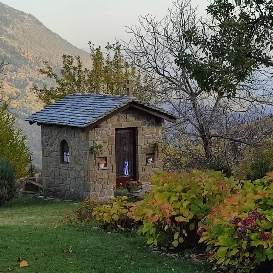 Παραδοσιακή Πέτρινη Κατοικία Στην Βλάχα Ελάτης Екстер'єр фото